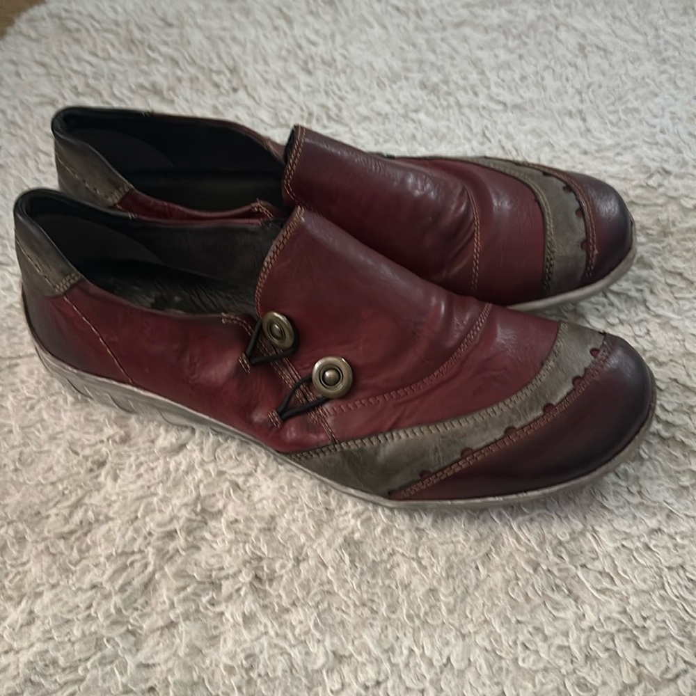 Remonte Shoes Womens 40 Casual Fashion Slip On Leather Walking Comfort R…